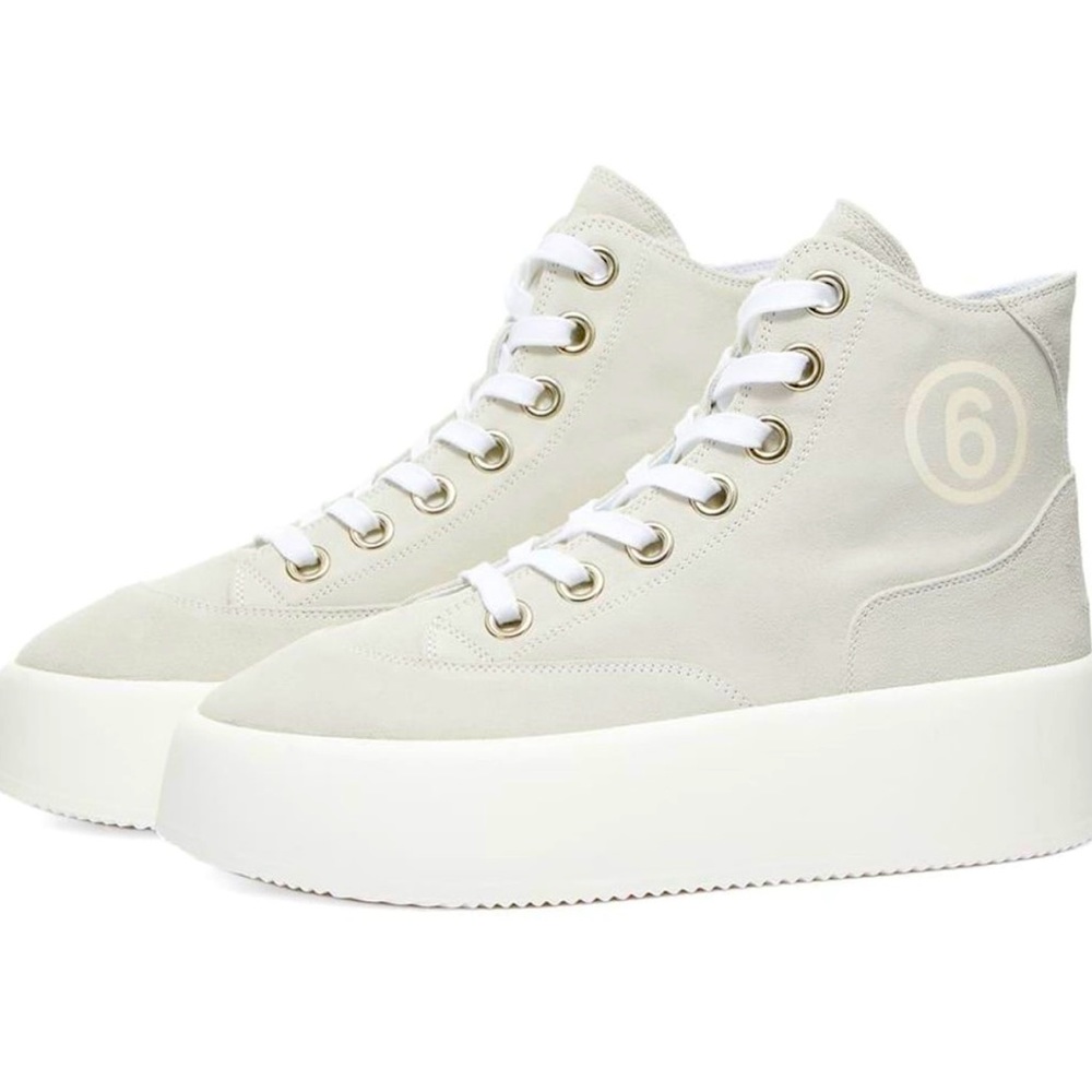 MM6 PLATFORM HIGH TOP SNEAKERS